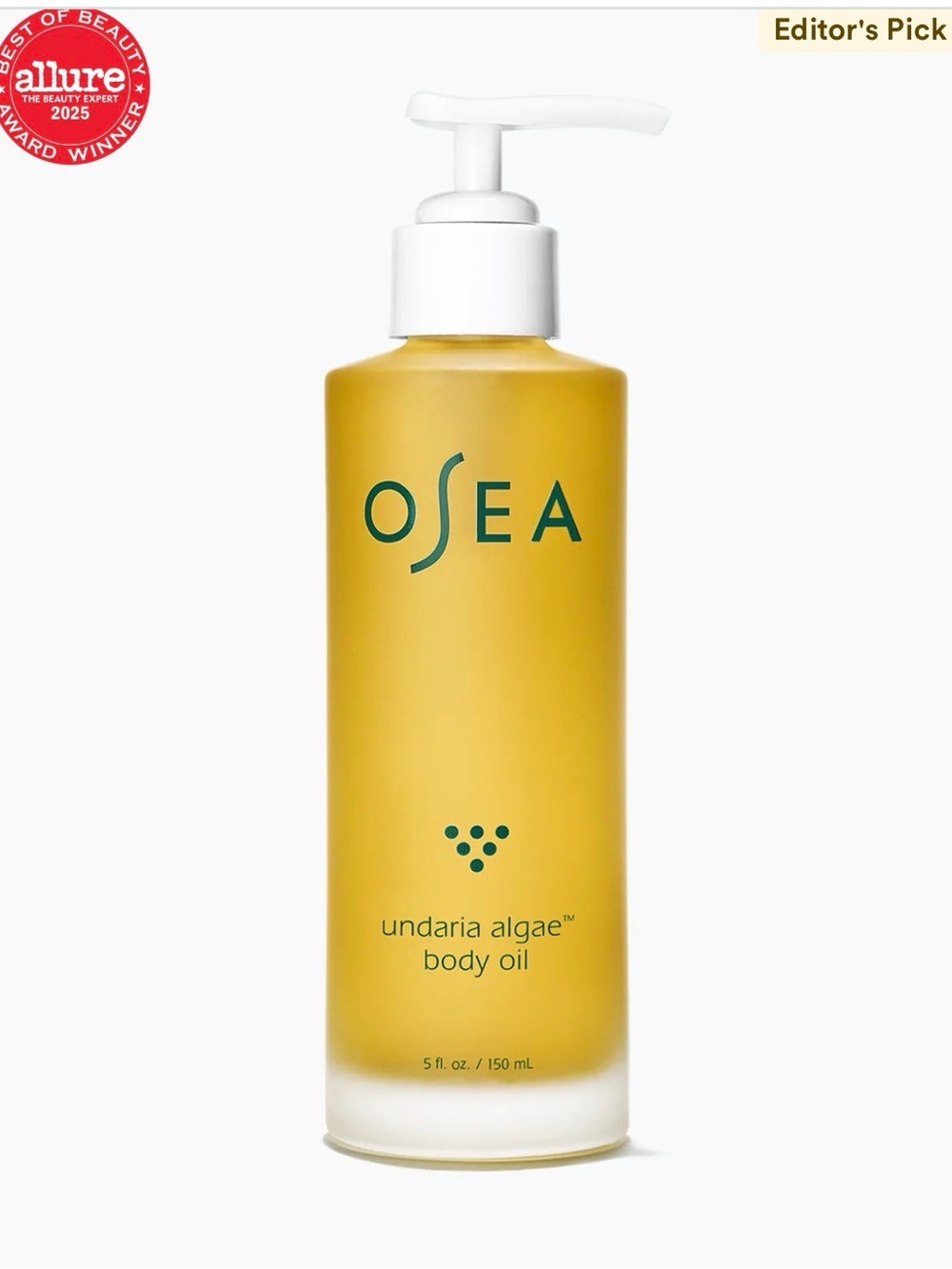 Osea Undaria Algae Body Oil Fragrance Free 5oz NIB
